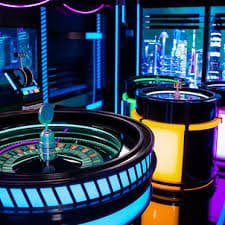 Studio live Andar Bahar di daus bet menampilkan meja dengan kartu, dealer, dan antarmuka pemain